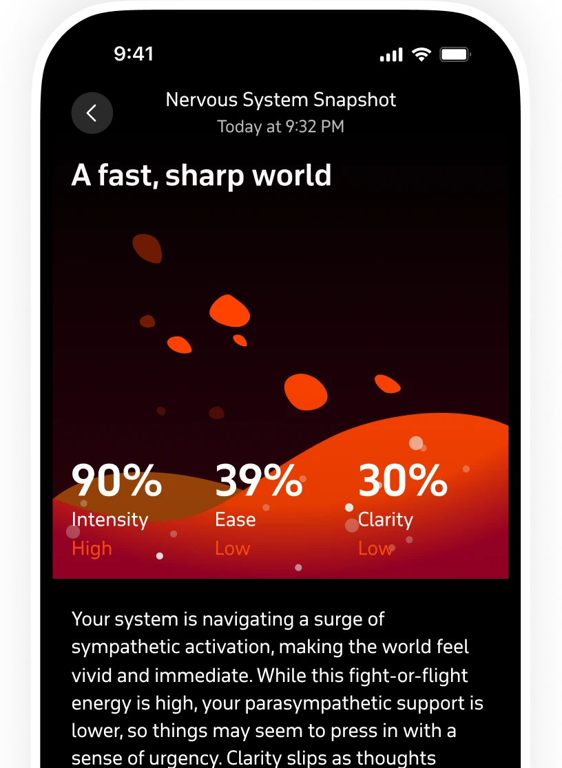 Nervous system snapshot