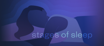 Stages of Sleep illustrated for an article